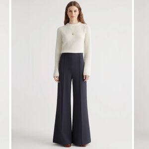 Quince Petite Ultra-Stretch Super Wide Leg Pants